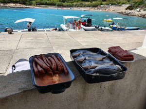 Fresh-food-before-grilling-Split-Sea-Tours-DeLuxe-Blue-cave-Tour-from-Split